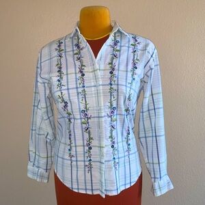 Nada Valley Embroidered Women’s Top